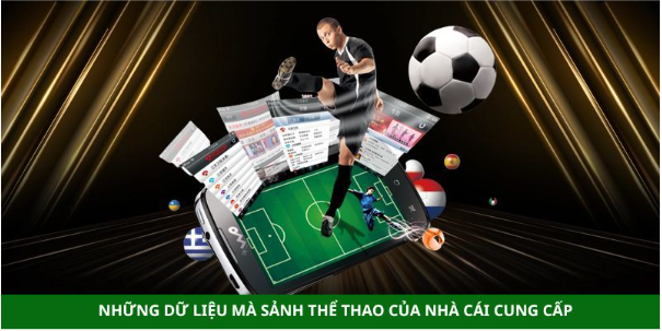 Những dữ liệu mà sảnh thể thao của nhà cái cung cấp
