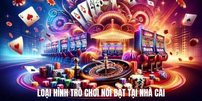 Loại hình trò chơi nổi bật tại nhà cái